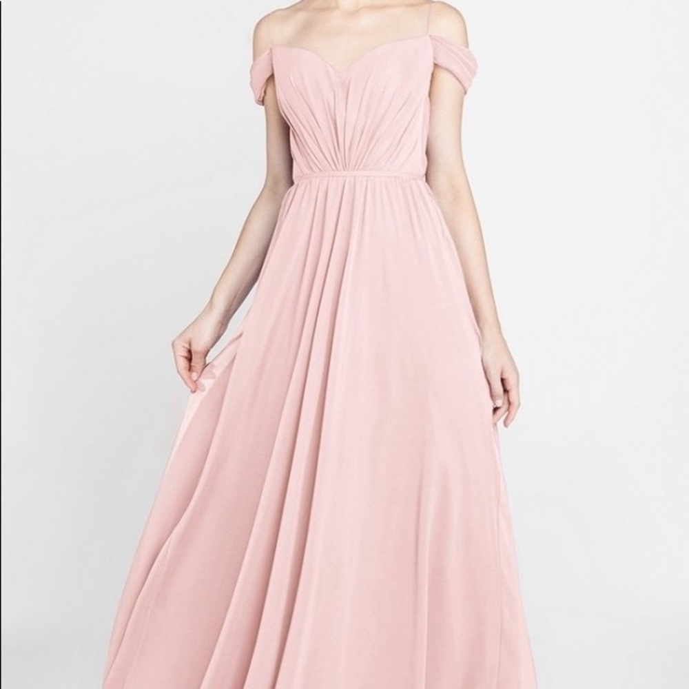 Tulle & Chantilly Pink Size 4 Bridesmaid Dress